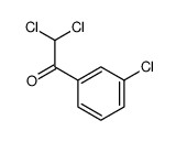 2,2-二氯-1-(3-氯苯基)乙酮 结构式