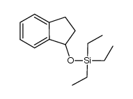1H-Indene, 2,3-dihydro-1-[(triethylsilyl)oxy]- 结构式