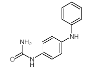 N-[4-(苯胺基)苯基]脲 结构式