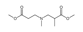 β-Alanine, N-(3-methoxy-2-methyl-3-oxopropyl)-N-methyl-, methyl ester 结构式