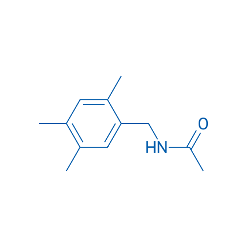 N-(2,4,5-三甲基苄基)乙酰胺 结构式