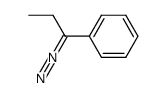 Benzene, (1-diazopropyl)- 结构式