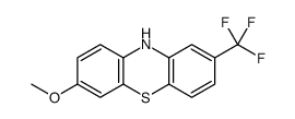 7-甲氧基-2-(三氟甲基)-10H-吩噻嗪 结构式