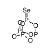 2,4,6,8,9,10-Hexaoxa-1,3,5,7-tetraphosphatricyclo[3.3.1.13,7]decane, 1-selenide 结构式