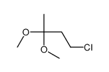 1-氯-3,3-二甲氧基丁烷 结构式