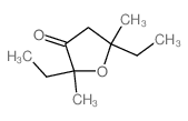 2,5-二乙基-4,5-二氢-2,5-二甲基-3(2H)-呋喃酮 结构式