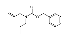 N,N-二-2-丙烯基氨基甲酸苄酯 结构式