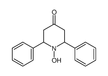 1-羟基-2,6-二苯基-4-哌啶酮 结构式