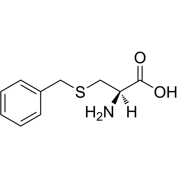 S-苄基-L-半胱氨酸 结构式