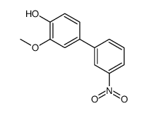 2-甲氧基-4-(3-硝基苯基)苯酚 结构式
