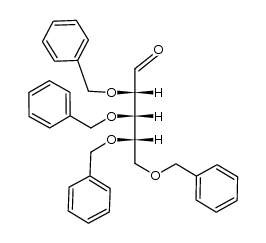 2,3,4,5-四-O-苄基-L-核糖 结构式