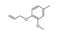 2-甲氧基-4-甲基-1-(2-丙烯-1-基氧基)苯 结构式