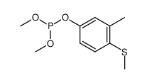 Phosphorous acid, dimethyl 3-methyl-4-(methylthio)phenyl ester 结构式