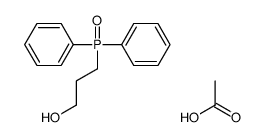 1-Propanol, 3-(diphenylphosphinyl)-, 1-acetate 结构式