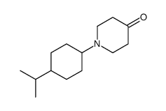 1-[顺-4-(1-甲基乙基)环己基]-4-哌啶酮 结构式