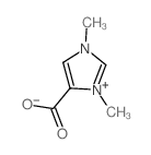 1,3-二甲基咪唑-4-羧酸内盐 结构式