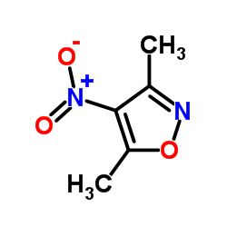 3,5-二甲基-4-硝基异噁唑 结构式