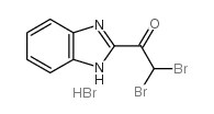 1-(1H-苯并咪唑-2-基)-2,2-二溴乙酮 结构式