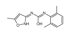 N-(2,6-二甲基苯基)-N'-(5-甲基-3-异恶唑基)脲 结构式