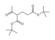 Pentanedioic acid, 2-acetyl-, 1,5-bis(1,1-dimethylethyl) ester 结构式