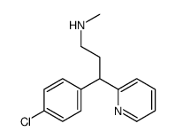 N-去甲基氯苯那敏 结构式