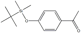 1-(4-(叔丁基二甲基甲硅基)氧基苯基)乙-1-酮 结构式