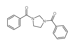 imidazolidine-1,3-diylbis(phenylmethanone) 结构式
