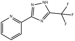 3-(三氟甲基)-5-(2-吡啶基)-1,2,4-三唑 结构式