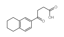 5,6,7,8-四氢-gamma-氧萘-2-丁酸 结构式