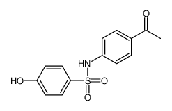 N-(4-乙酰基苯基)-4-羟基苯磺酰胺 结构式