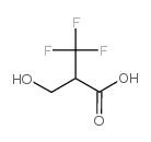 3-羟基-2-三氟甲基丙酸 结构式
