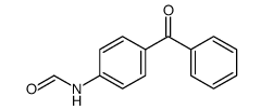 N-(4-苯甲酰基苯基)甲酰胺 结构式
