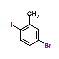 5-溴-2-碘甲苯 结构式