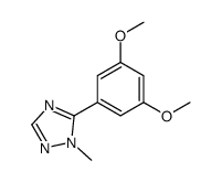 5-(3,5-二甲氧基苯基)-1-甲基-1H-1,2,4-三唑 结构式