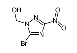 5-溴-3-硝基-1H-1,2,4-三唑-1-甲醇 结构式