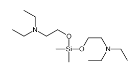 Bis[2-(diethylamino)ethoxy]dimethylsilane 结构式