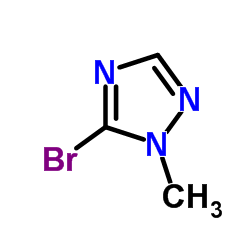 5-溴-1-甲基-1,2,4-三唑 结构式