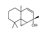 Cyclopropa[d]naphthalen-2-ol, 1,1a,2,4a,5,6,7,8-octahydro-2,4a,8,8-tetramethyl-, (1aR,2S,4aS,8aS)- 结构式