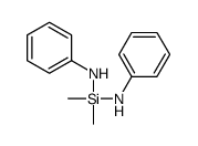 二(苯氨基)二甲基硅 结构式