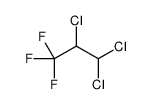 1,1,2-三氯-3,3,3-三氟丙烷 结构式