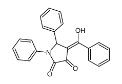4-benzoyl-3-hydroxy-1,5-diphenyl-1,5-dihydro-2H-pyrrol-2-one 结构式