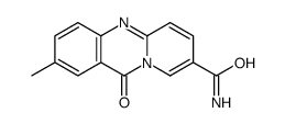 2-甲基-11-氧代-11H-吡啶并[2,1-b]喹唑啉-8-甲酰胺 结构式