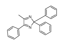 4-甲基-2,2,5-三苯基-2H-咪唑 结构式