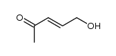 5-羟基-3-戊烯-2-酮 结构式