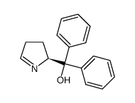 (2S)-3,4-二氢-α,α-二苯基-2H-吡咯-2-甲醇 结构式