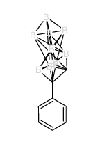 1-苯基-闭式-1,2-二碳杂十二硼烷 结构式