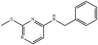 N-苄基-2-(甲硫基)嘧啶-4-胺 结构式