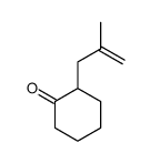 2-(2-甲基-2-丙烯基)环己酮 结构式