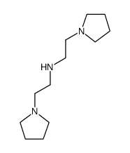 1-吡咯烷乙胺,N-[2-(1-吡咯烷基)乙基]- 结构式
