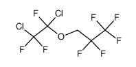 Propane, 3-(1,2-dichloro-1,2,2-trifluoroethoxy)-1,1,1,2,2-pentafluoro- 结构式